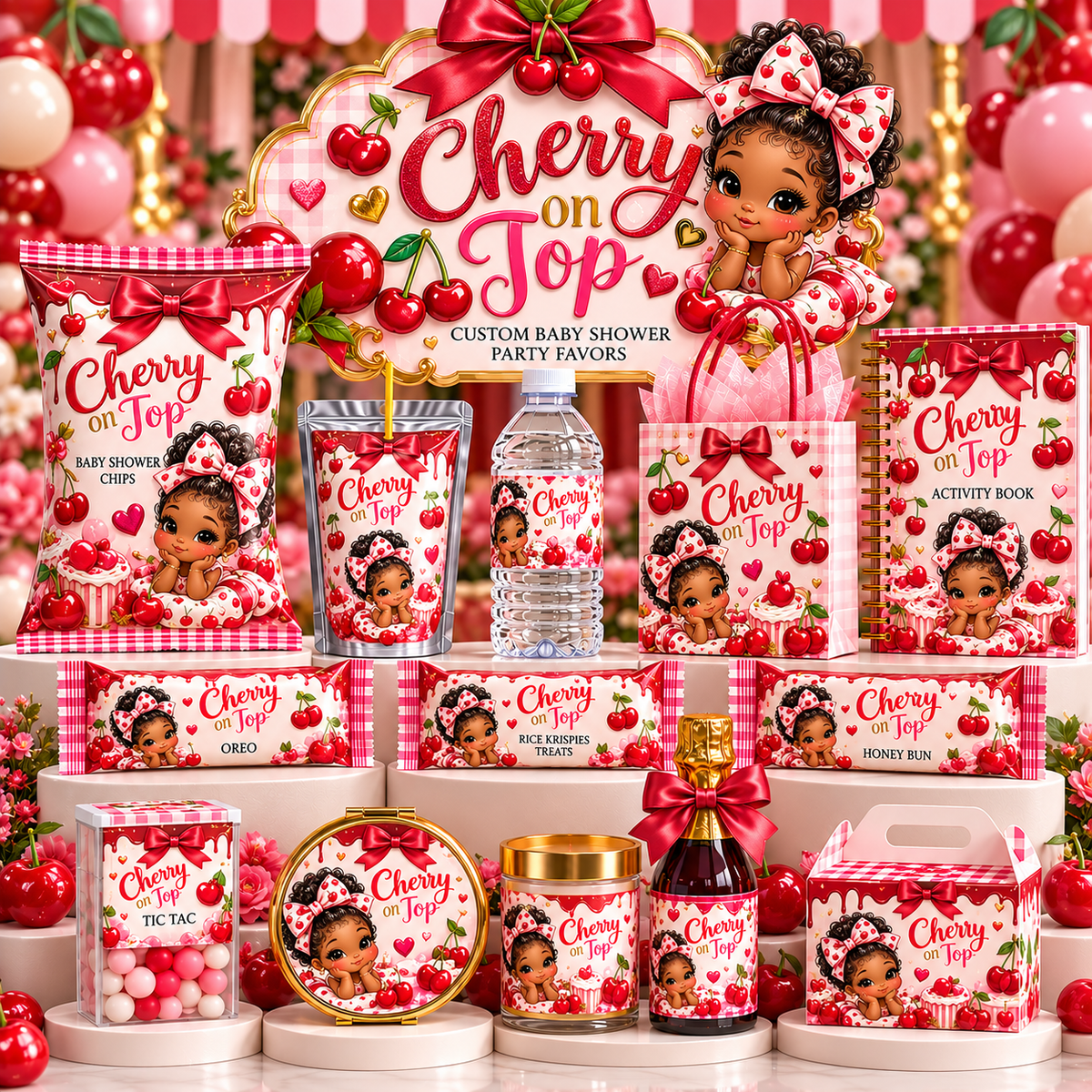 Cherry on Top Baby Shower Favors