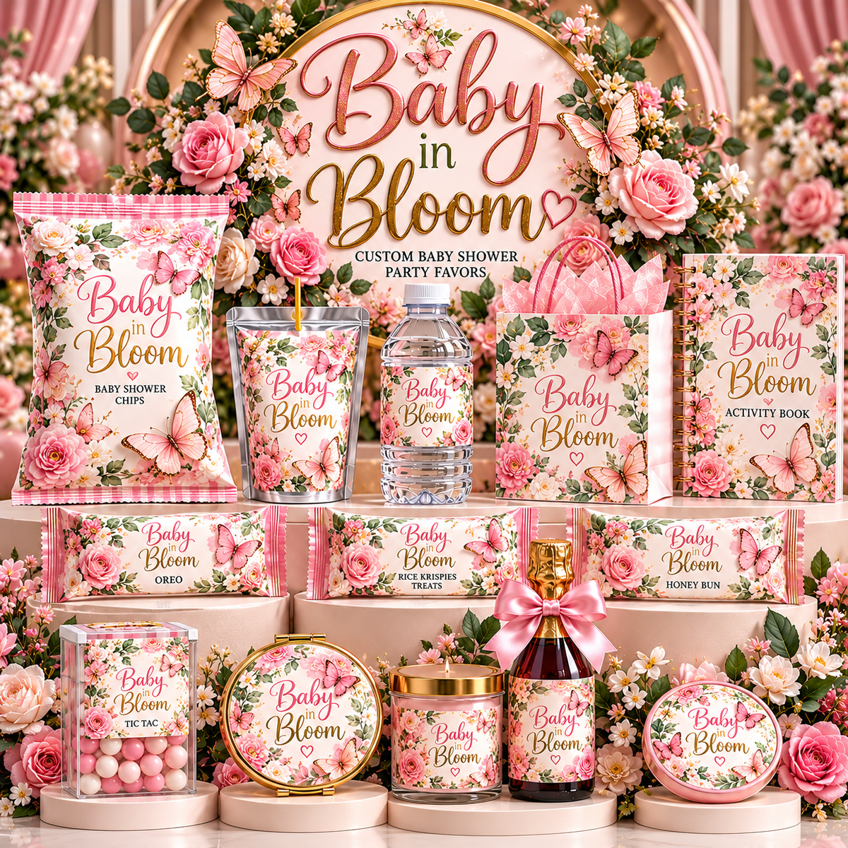 Baby in Bloom Baby Shower Favors