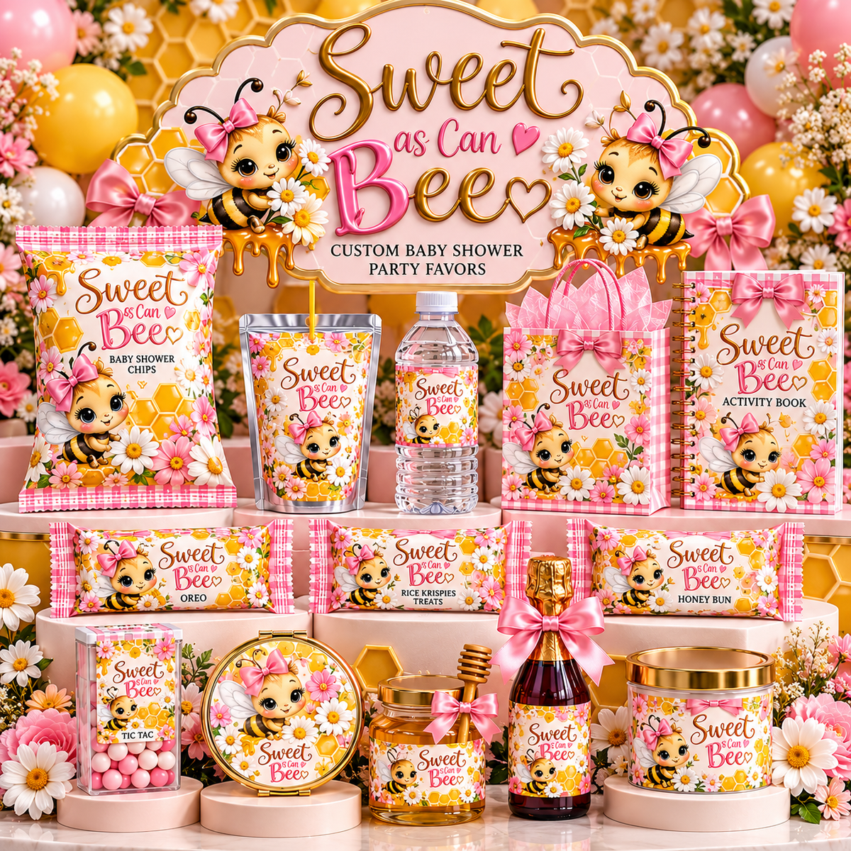 Sweet as Can Bee Baby Shower Favors
