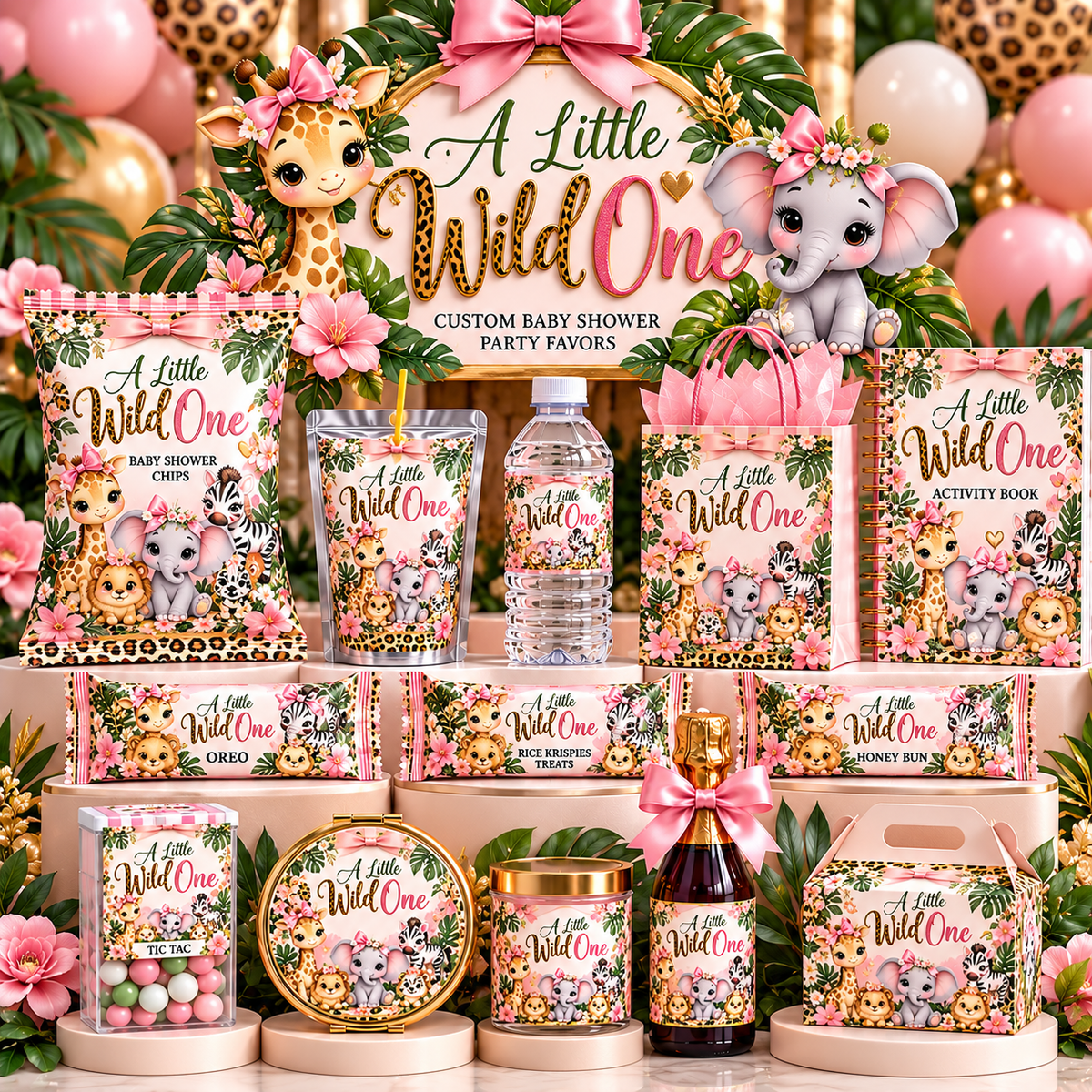 A Little Wild One Baby Shower Favors